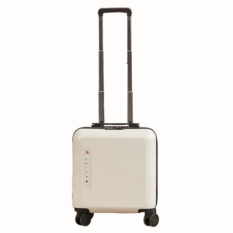 10177 Business Luggage PC Anti-scratch Wear-resistant 18-inch Travel Universal Trolley Case for Women Small Lightweight Men's Boarding Password Box - Image 2