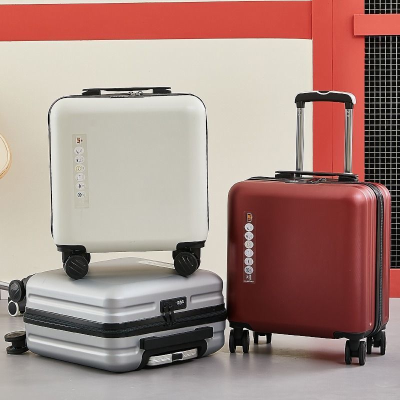 10177 Business Luggage PC Anti-scratch Wear-resistant 18-inch Travel Universal Trolley Case for Women Small Lightweight Men's Boarding Password Box