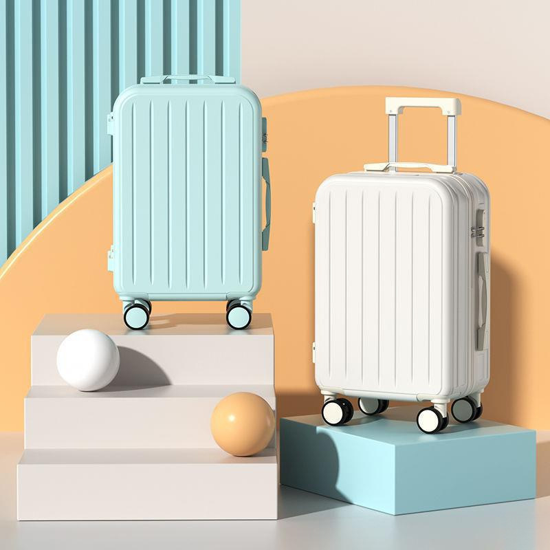 1050 new suitcase trolley case for women with high appearance and durable password box for male and female students travel zipper carbon fiber wholesale