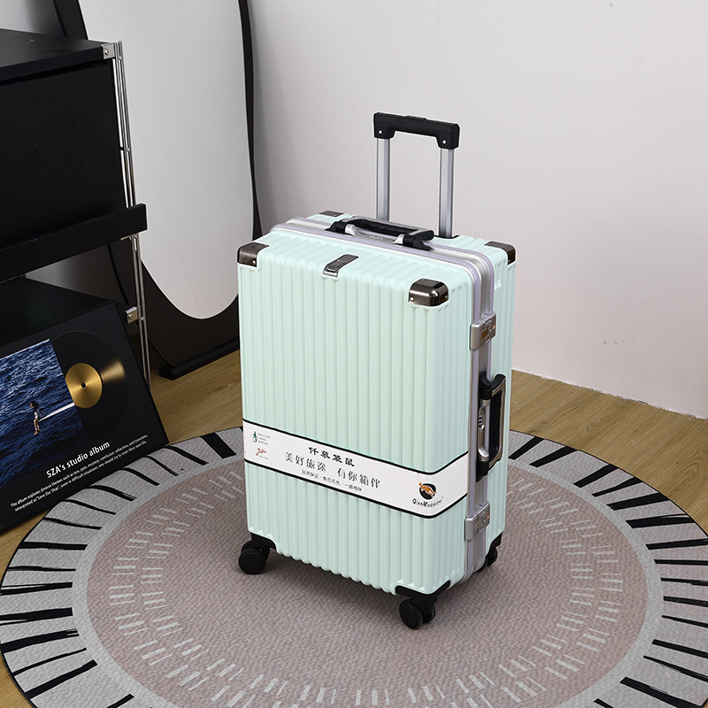 10286 trolley case aluminum frame business 20-inch boarding suitcase for men and women universal wheel durable 24-inch password suitcase