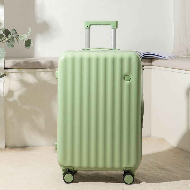 10297 suitcase suitcase universal wheel 20 inch trolley case women's small fresh with cup holder small lightweight 24 inch boarding case - Image 2
