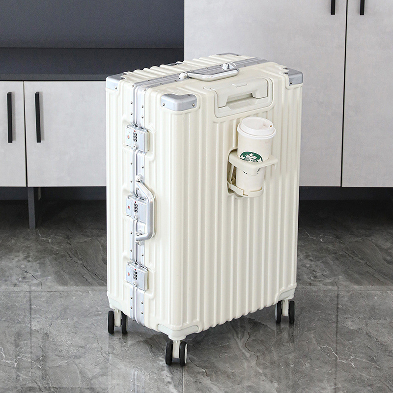 10397 suitcase women's large capacity 20-inch suitcase Internet celebrity universal wheel trolley case men's password leather suitcase new hard - Image 2