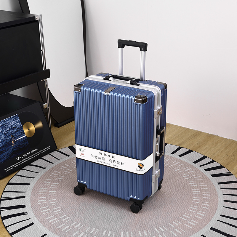 10286 trolley case aluminum frame business 20-inch boarding suitcase for men and women universal wheel durable 24-inch password suitcase - Image 2